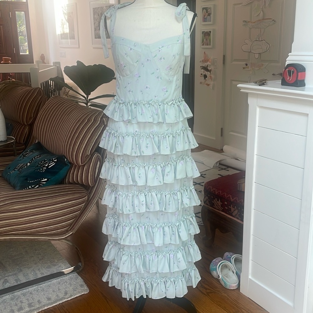 New Wayf Really Pretty Tiered Summer dress XL